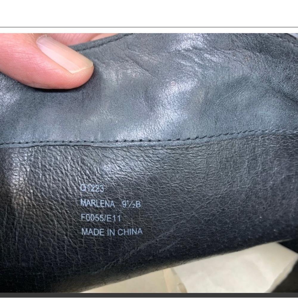 Coach Tall Marlena Leather Knee High Riding Boots 9.5 - Picture 7 of 11